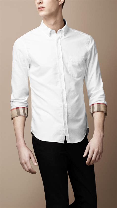 burberry white shirt